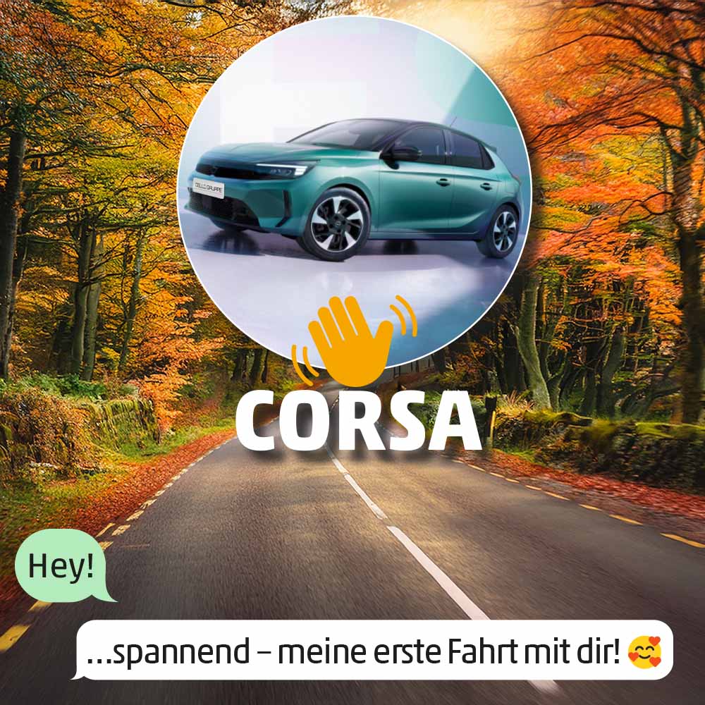 Ich bin der Corsa in der Edition Ausführung