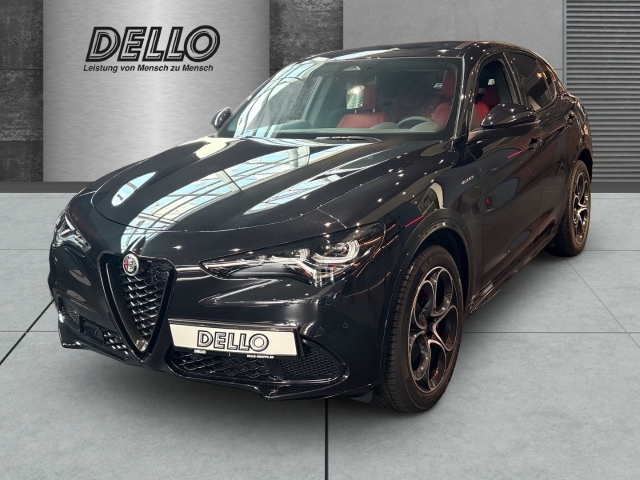 Fahrzeugansicht Alfa Romeo Stelvio Veloce Q4 2.2D AT-8 Leder rosso El. Panodach Harman/Kardon 900W-Audio Technologie-Paket