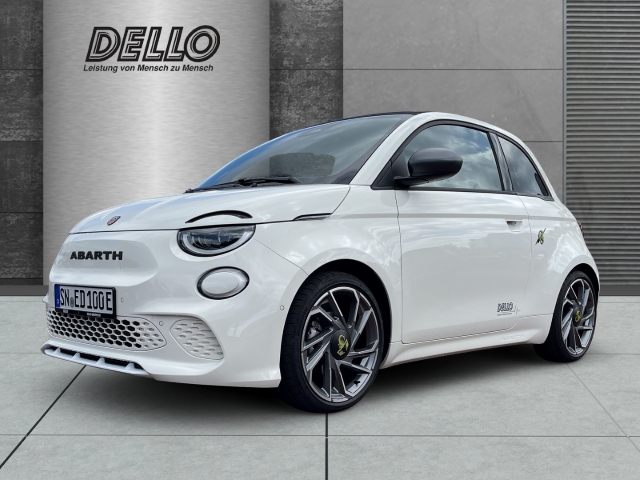 Abarth 500e Cabrio Turismo Alcantara JBL-Sound Navi Elektr. Verdeck Apple CarPlay Klimaautomatik LED