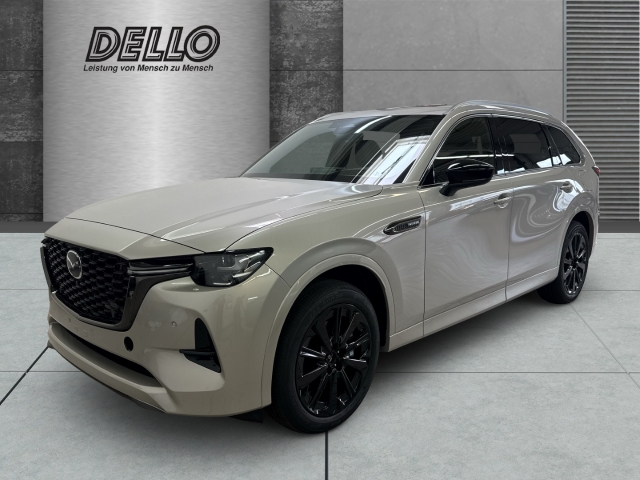 Fahrzeugansicht Mazda CX-80 HOMURA PLUS 6-Sitze AHK Nappa BOSE MRCC Sitzlüftung vorne Navi El. Panodach Leder