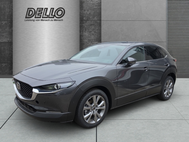Fahrzeugansicht Mazda CX-30 CENTRE-Line Design-Paket HUD Navi LED Kurvenlicht ACC El. Heckklappe Apple CarPlay