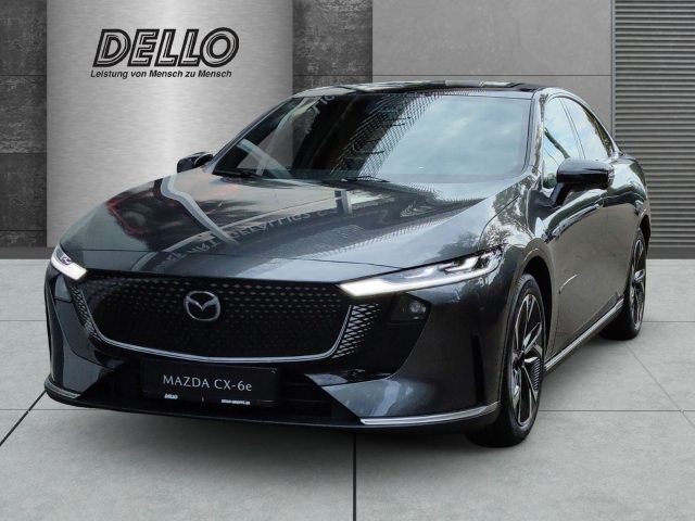 Fahrzeugansicht Mazda 6e TAKUMI PLUS Long Range 80kWh Nappaleder braun HUD Panorama Navi Leder Soundsystem