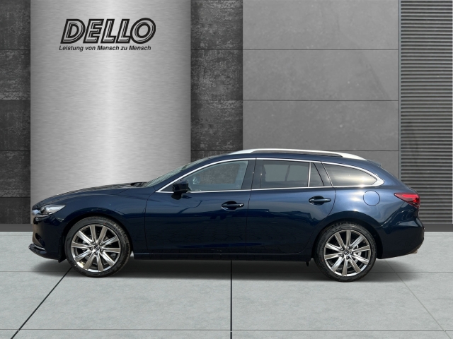 Fahrzeugansicht Mazda 6 Kombi 194PS TAKUMI Nappa BOSE HUD 360 Kamera ACC PDC Klima - Bild 2