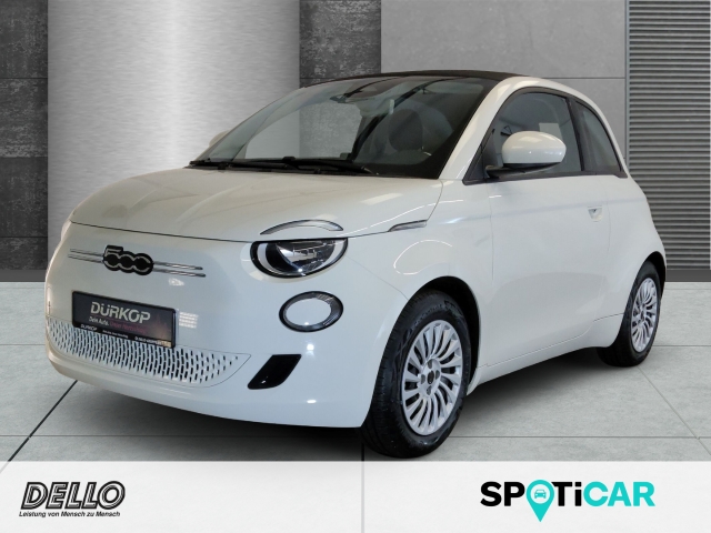 Fahrzeugansicht Fiat 500e Cabrio CarPlay Klimaautom Fahrerprofil DAB