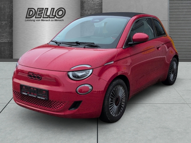 Fahrzeugansicht Fiat 500e Cabrio RED Winter-Paket Plus-Paket Voll-LED Rückfahrkamera 16''-LM-Felgen