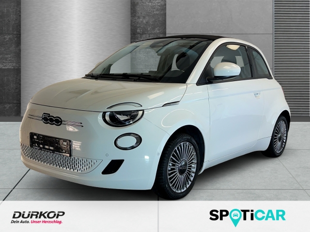 Fiat 500e Cabrio Sitzheizung Rückfahrkamera Park Distance Control
