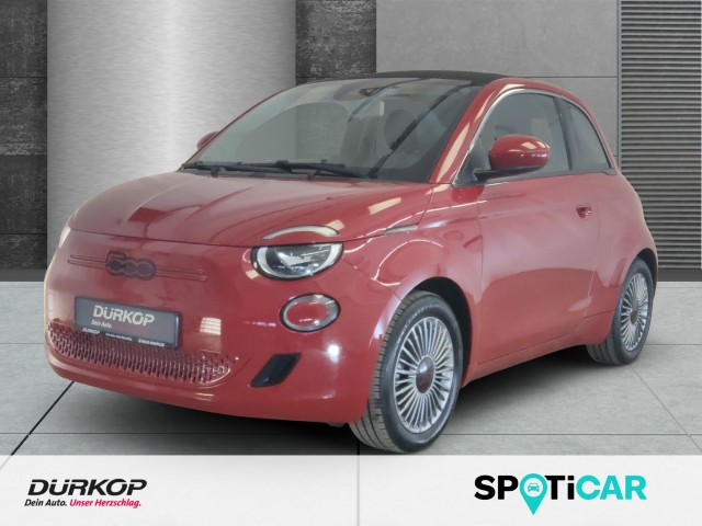 Fiat 500e Cabrio Red Navi Sitzheizung Park Distance Control