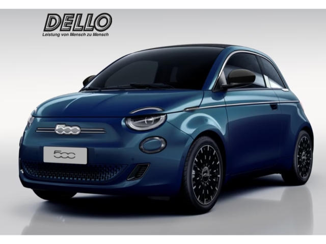 Fiat 500e Cabrio La Prima TopPlus-Paket Navi ACC Digitales Cockpit Memory Sitze Soundsystem 360 Kamera
