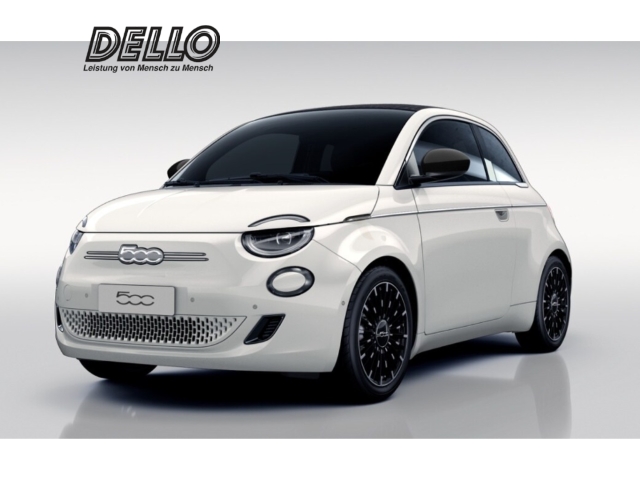 Fiat 500e Cabrio La Prima TopPlus-Paket Navi ACC Digitales Cockpit Memory Sitze Soundsystem 360 Kamera