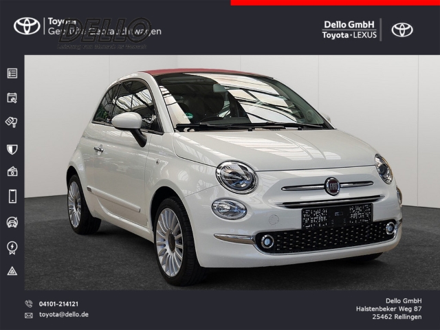 Fahrzeugansicht Fiat 500 C 1.2 8V Lounge Faltdach Musikstreaming SD Temp Tel.-Vorb. PDC Berganfahrass. Speedlimiter